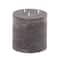 Brown Traditional Wax Flameless Pillar Candle Set